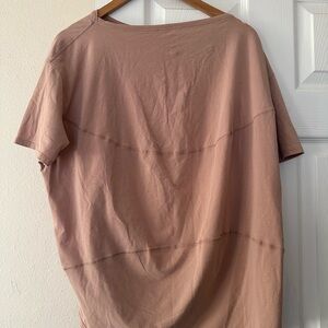 Lululemon Athletica peach / nude  Short Sleeve Top